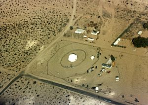 Integratron overhead, about 1975