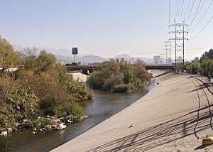 LA river riverside bike path