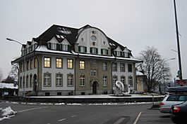 Building in the old town of Langenthal