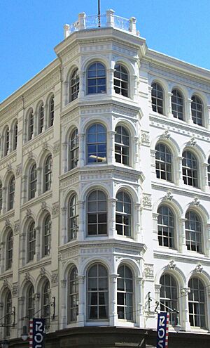 Lit Brothers Store west end octagonal tower
