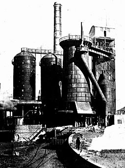 Lithgow Blast Furnace May 1907 (Sydney Mail 15 May 1907, Page 1245)