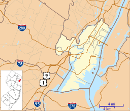 Newark Bay is located in Hudson County, New Jersey