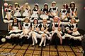 Maids at the Maid Cafe at Anime Midwest 2014