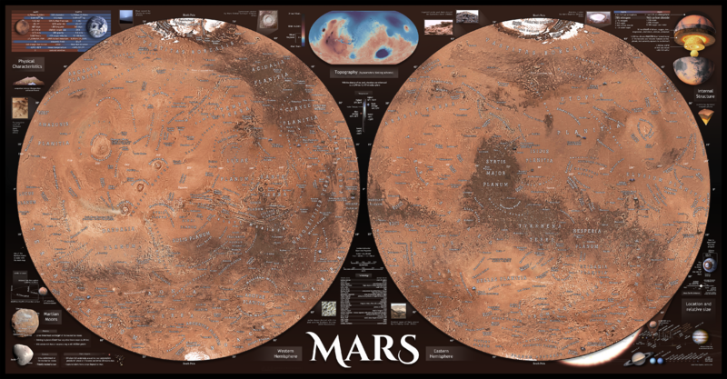 Map of Mars