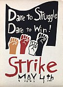 May 4th Strike Poster