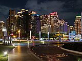 Night cityscape of Taichung's 7th Redevelopment Zone 20210914
