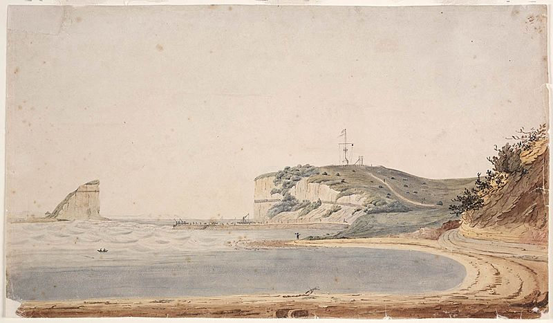 Nobby's Island and pier