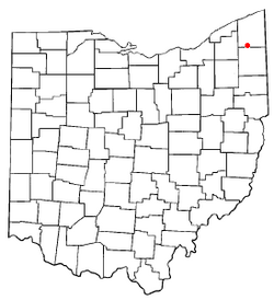 Location of Orwell, Ohio