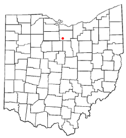 Location of Willard, Ohio
