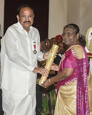 Padma Vibhushan Shri M Venkaiah Naidu