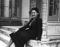 Pepita Embil in Le belloy, France (Eresoinka choir headquarters, 1939-6-8)