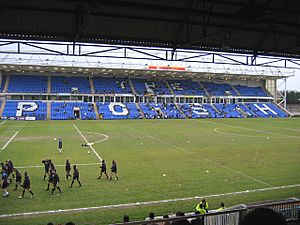 Peterborough United's South Family Stand beginning to fill up - geograph.org.uk - 154824