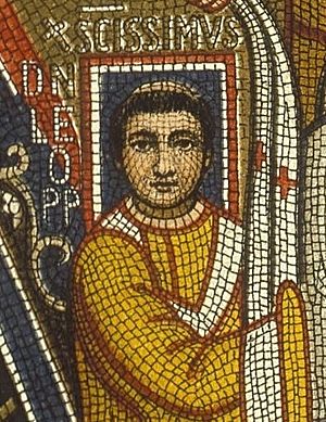 Pope Leo III portrait – Triclinium Leoninum