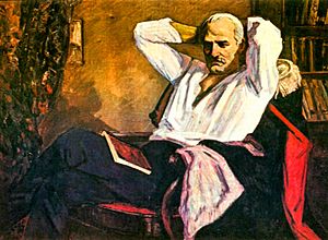 Portrait of Akhundov by Mikayil Abdullayev -1962