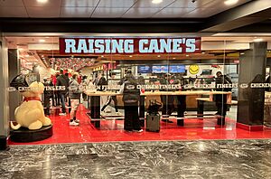 Raising Cane's Chicken Fingers restaurant at Union Station in Washington, D.C. 01