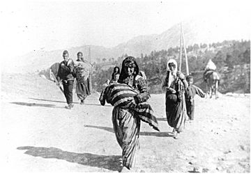 Refugees at the Taurus Pass