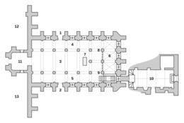 Rosslyn Chapel plan