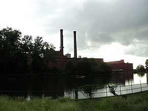 Shuttered textile mill Dan River Mills Danville Virginia