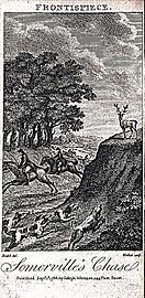 Somervileʼs chase. Engraved frontispiece by William Walker after Robert Dodd. 1786