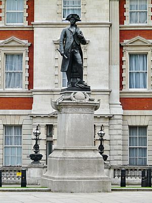 Statue of Captain Cook, The Mall SW1.JPG