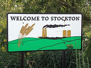 Stockton, Iowa sign.JPG