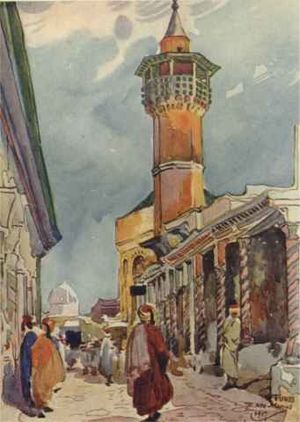 Street of Tunis in 1908