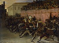 Théodore Géricault - Riderless Racers at Rome - Walters 37189