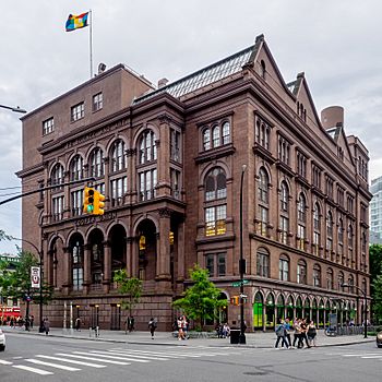 The Cooper Union's Foundation Building, at Cooper Square and Astor Place (2019)