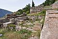 The Treasury of the Sicyonians on the Sacred Way at the Sanctuary of Apollo (Delphi) on October 4, 2020
