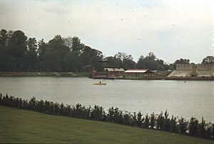 Thorpe Park Lake in early days - geograph.org.uk - 771796