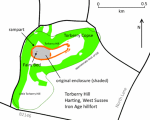 Torberry Hill map