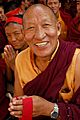 Very happy Tibetan Buddhist Monk