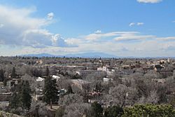 View from Old Fort Marcy Park, Santa Fe NM