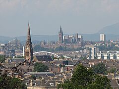 View of Glasgow from Queens Park
