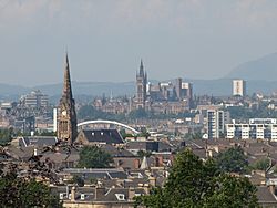 View of Glasgow from Queens Park