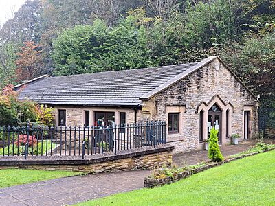 Visitors' centre at St Winefride's Well