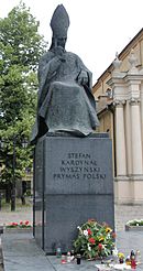 Warschau Denkmal Stefan Kardinal Wyszynski 1069