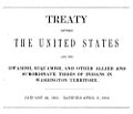 Washington edu Treaty betw. US & Duw. Suq. & other allied, 22Jan1855, Dwamish-1