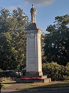 Weybridge War Memorial close up