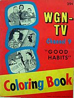 Wgn tv 1959 coloring book front