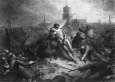 Willem van Nassau sneuvelt bij Grol (Jacobus van Dijck)