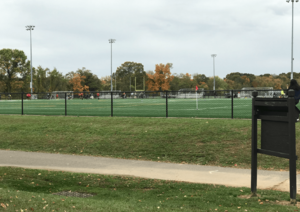 Youth of East Brunswick playing soccer