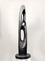 Zelda Nolte Sculpture Form c.1963-4, Wood; height c. 60" 152 cm