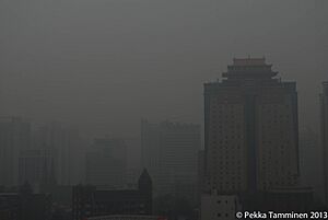 "When the smoke came", air pollution in Shanghai