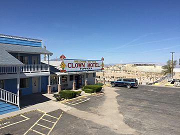 2015-05-04 09 46 55 The Clown Motel along Main Street (U.S. Routes 6 and 95) in Tonopah, Nevada