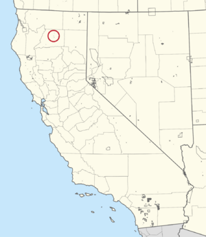 3185R Roaring Creek Rancheria Locator Map