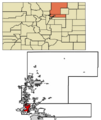 Adams County and Weld County Colorado Incorporated and Unincorporated areas Thornton Highlighted 0877290