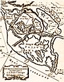 Aigues-Mortes et la Petite Camargue Gravure de Bellin 1764