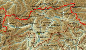 Alto Adige - Mappa