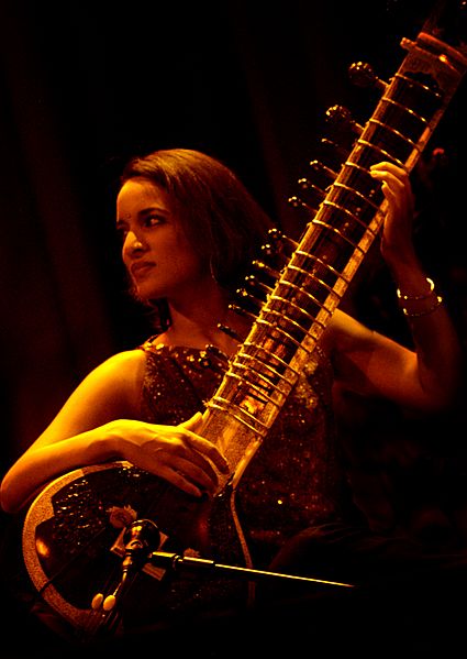 Anoushka Shankar with Sitar